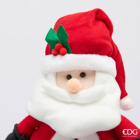 EDG Enzo De Gasperi Decoro Babbo Natale Telescopico White Red H70 cm – Decorazione di Natale (1/4)