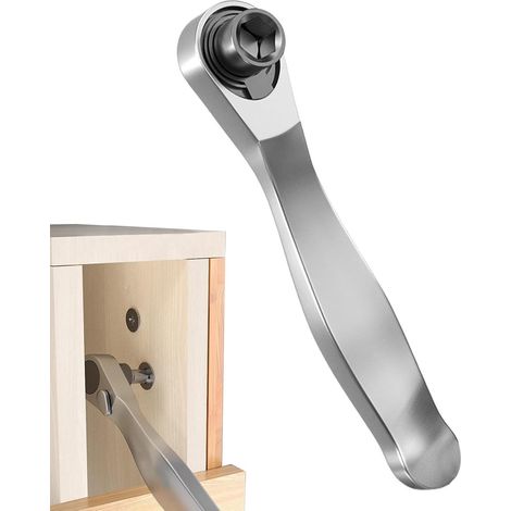 Tournevis de poche compact,outil de tournevis à cliquet décalé,outil de 1,7 x 9,5 cm avec engrenage à 72 dents,outils de réparation en chrome vanadium,mini clé avec design fin,outils à main pour (1/5)