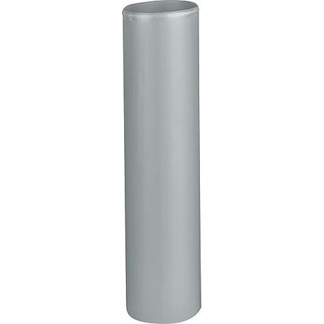 Tube DN100, Longueur 1m materiel PE, couleur gris