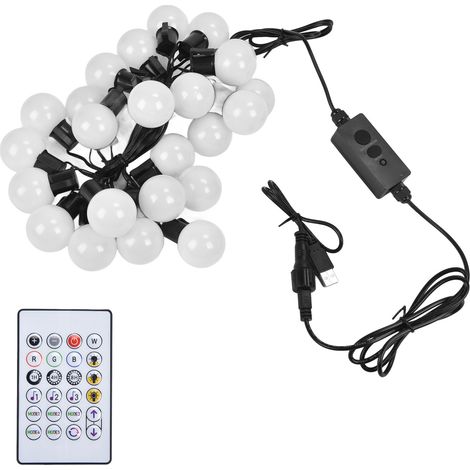 m lange LED-Lichterkette mit USB-Anschluss, intelligente RGB-LED-Beleuchtung für Schlafzimmer, Partys, Hochzeiten, Veranda, Balkon und Baumdekoration (1/5)