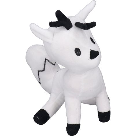 Cerf en peluche blanc, adorable décoration de bureau, cadeau pour enfants (1/5)