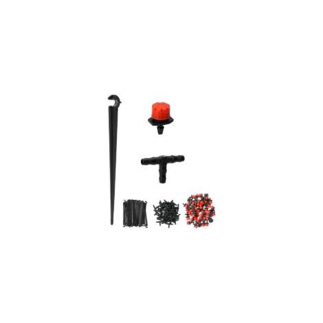 150-teiliges Gartenbewässerungssystem-Set, automatisches Bewässerungsset, Tropfsprinkler + T-Rohre + Rohrhalterungen - Crezuo
