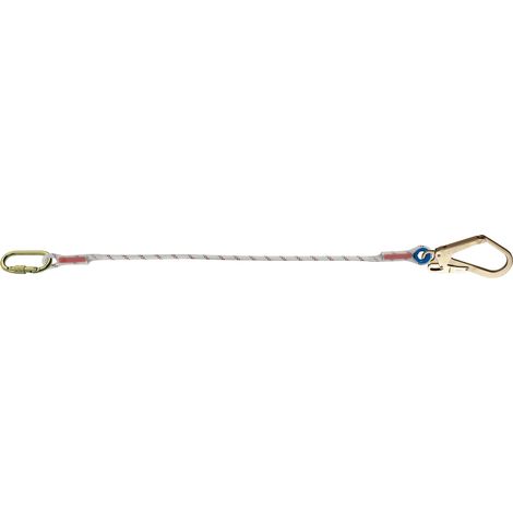 Longe d'assujettissement LD 11 - 1 m - 1,5-10-53 - 1 connecteur M10 et 1 connecteur M53