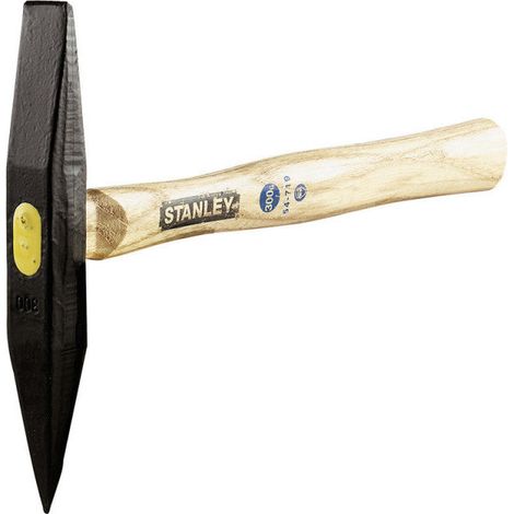 Stanley – Marteau de soudeur 240 mm – Tête à pointe affûtée – Pour éliminer le laitier de soudure – Manche bois