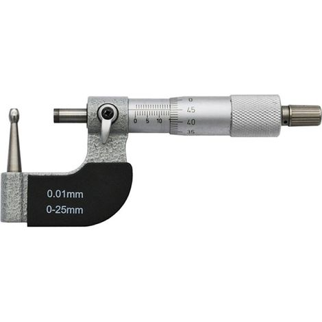 Micromètre pour parois de tube 0-25 mm