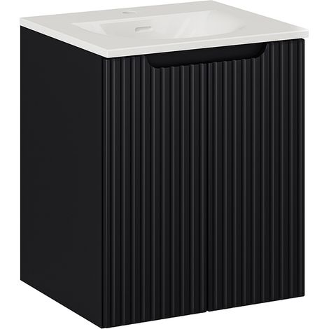 Waschtisch 50cm Riva, Schwarz