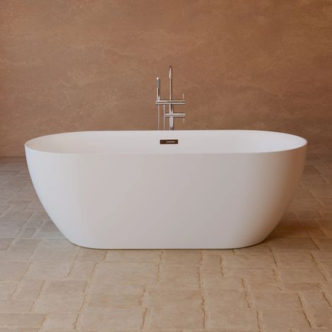 Baignoire Ilot Komodo 170 blanche 170 x80 x58 cm, by SPALINA