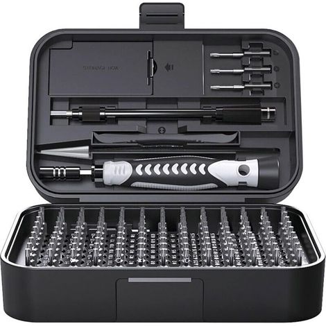 Kit de tournevis de précision 130 en 1 pour mécanicien de précision - Pour iPhone, ordinateur portable, jouets, montres