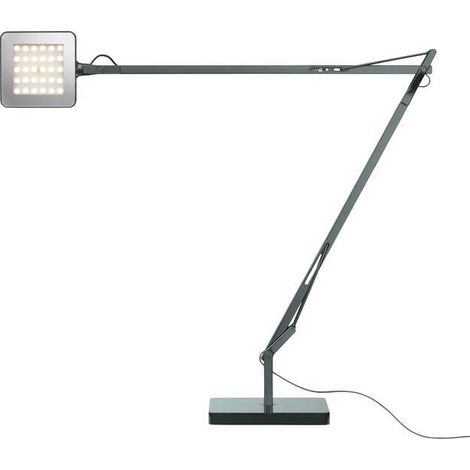 [GEBRAUCHT] B-Ware Flos Kelvin LED Basis Tischlampe Schreibtischlampe Tischlampe grün anthrazit (1/2)