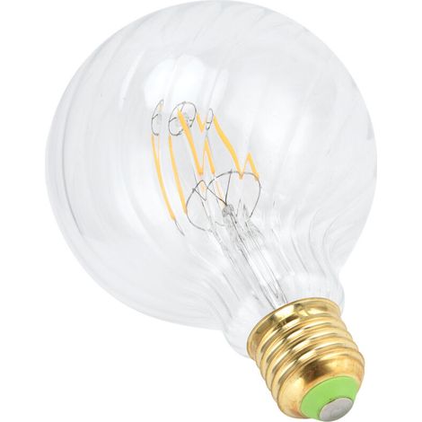G95 LED-Filamentlampe E27 4W dimmbar, warmweißes Licht für Café- und Hoteldekoration