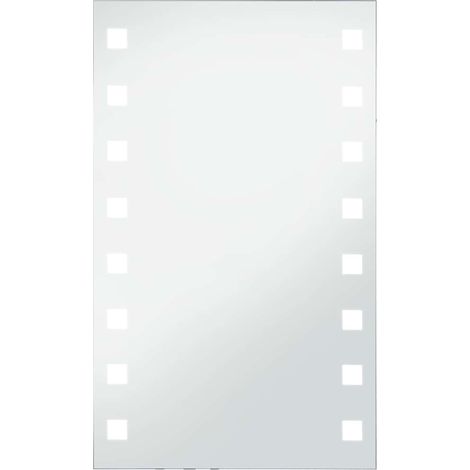 vidaXL Specchio da Parete a LED per Bagno 60x100 cm (1/5)