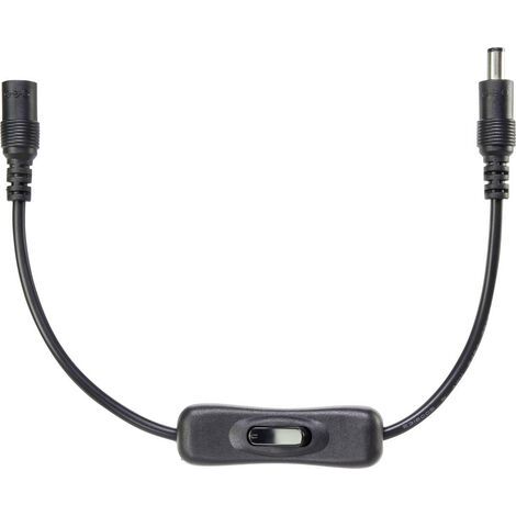 Adaptateur basse tension VOLTCRAFT 93038c216 DC mâle - DC femelle 5.5 mm 2.1 mm 0.32 m 1 pc(s) (1/4)