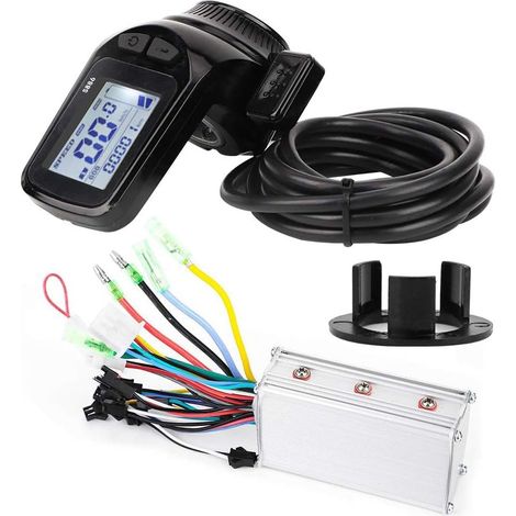 Contrôleur de sans balais 48 V 350 W Écran LCD accélérateur pouce pour vélo électrique (1/5)