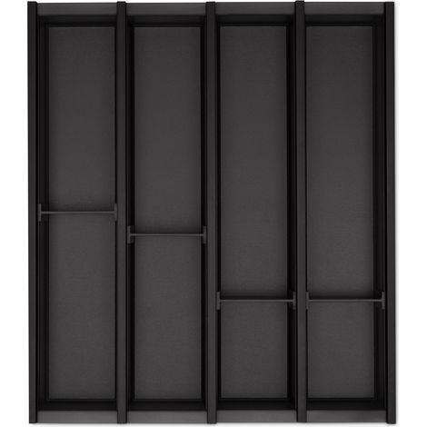 Cuisio Besteckeinsatz 500 mm Transluzent-anthrazit für Blum Legrabox 473 mm (1/5)