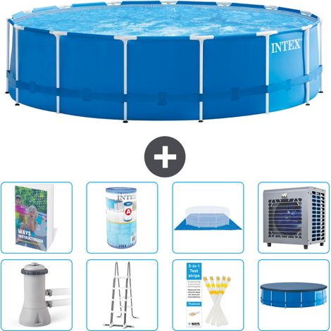 Intex Piscina con estructura Redonda - 457x122 cm - 9-piezas  S551 (1/4)