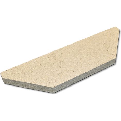 Déflecteur en haut pour poêles à cheminée Alicante – vermiculite – dimensions 97 x 174 x 20 mm – montage ultra-rapide – Kaminxpert (1/3)