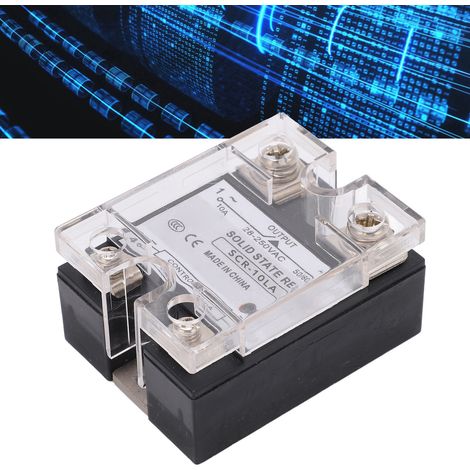 Régulateur de tension intelligent à semi-conducteurs avec entrée 4-20 mA, relais SCR-10LA, régulateur de courant et de tension 28-250 V CA (1/5)