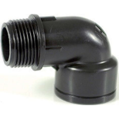 RACCORDO NYLON GOMITO 90 MASCHIO/FEMMINA 1 - 25 PZ
