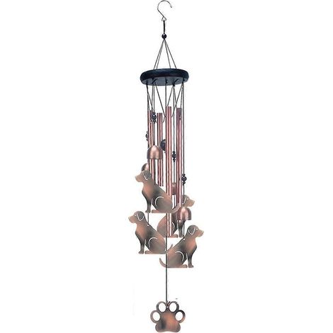 Windspiel für draußen, Tier-Windspiel, Geschenk für Hundeliebhaber