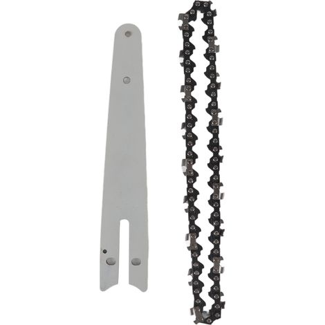 Chaînes de rechange de 15 cm et plaque de guidage de 15 cm pour tronçonneuse électrique - Accessoires de coupe du bois