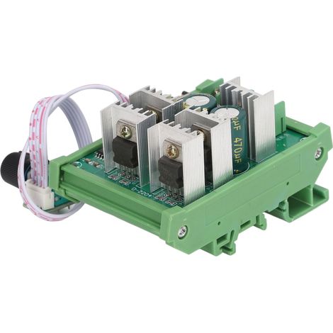 Drehzahlregler für 30-A-Gleichstrommotor, 10–55 V, 25 kHz, einstellbarer Steuerschalter mit Drehzahlregler (1/5)