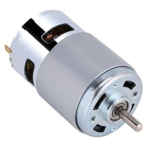 Electric Motor DC 12V 100W, High Speed 12000RPM, Alloy, 5mm Shaft Diameter, 98mm Length, for Electric Bike (1/5)