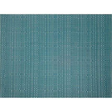 Set de Table Tissé Peacock 33 x 45 cm en PVC et Polyester pour Protection de Table - PANGIVO