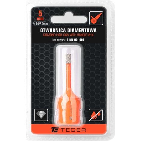 Diamant-Lochsäge mit M14/5 mm Spannfutter / teger (1/3)