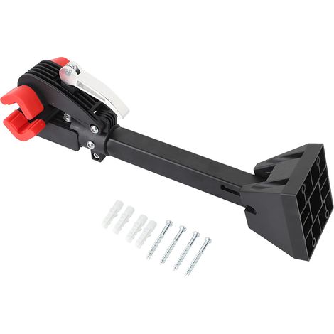 Support mural vélo pratique, support accroche vélo fixé au mur, porte-vélo rangement atelier, rack réparation vélo. (1/5)