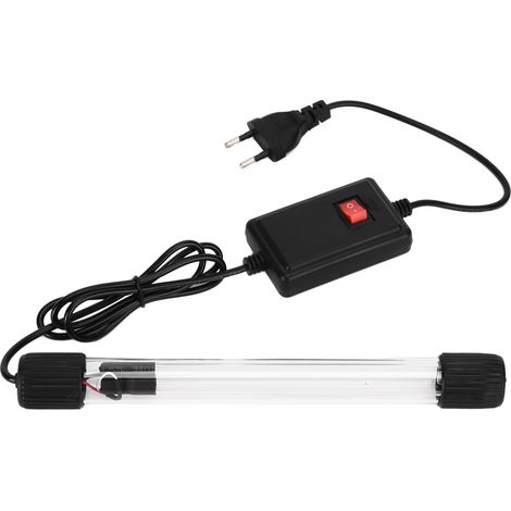 Lampe UV pour aquarium, stérilisation ultraviolette, élimination des algues, lampe pour bassin et aquarium, prise UE 220 V (1/5)