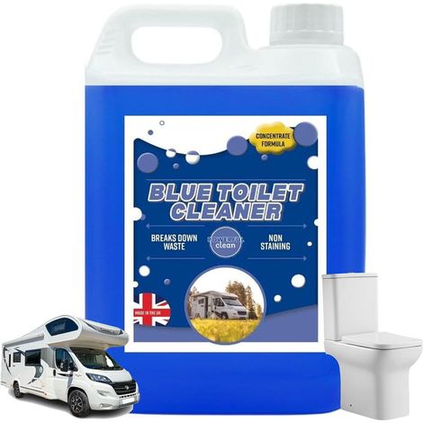 1 x 5 Litre Blue Toilet Rinse Disinfectant For Caravans, Motorhome & Portable Toilets (1/3)