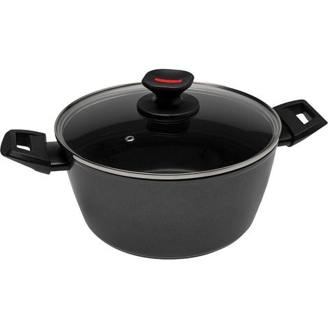 Pentola Casseruola Antiaderente con Coperchio Evolution Zanetti 24 cm (1/3)