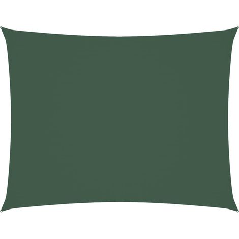 Maison Exclusive - Parasole a Vela Oxford Rettangolare 3x4 m Verde Scuro