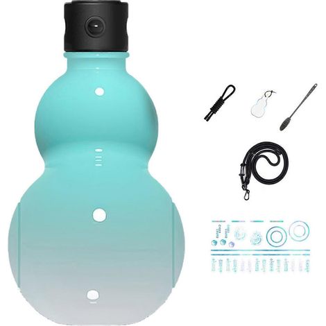 Gourde isotherme 900 ml, étanche, design élégant, portable, idéale pour le sport, le bureau ou les hommes et les femmes. (1/4)