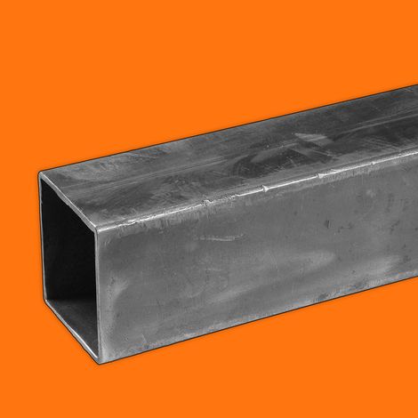 Deco Fer Forge – Tube carré en acier 45x45mm – Épaisseur 2mm – Longueur 1m – Acier brut S235 pour ferronnerie et menuiserie
