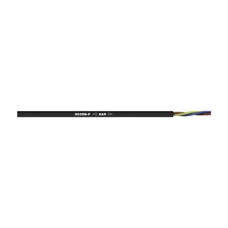CÂBLE À GAINE CAOUTCHOUC H05RN-F LAPP H05RN-F 16002583-1 4 X 0.75 MM² NOIR MARCHANDISE VENDUE AU MÈTRE