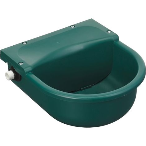 Ciotola Abbeveratoio a Galleggiante S522 3 L Plastica Verde Kerbl (1/4)