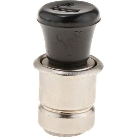 Allume-cigare 12 V en métal et plastique, allume-cigare escamotable pour voiture, accessoire de remplacement pour prise allume-cigare compatible avec la plupart des véhicules automobiles (1/5)