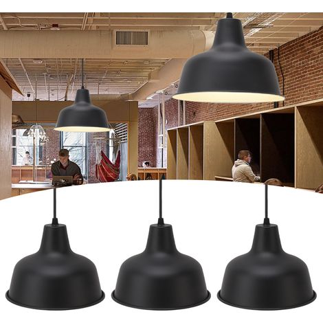 Moderne Pendelleuchte, Kronleuchter im Landhausstil mit konischem Metallschirm, kleine moderne Industrie-Pendelleuchte, Mini-Hängeleuchte mit verstellbarem Kabel für Waschbecken, Bars, Restaurants. (1/5)
