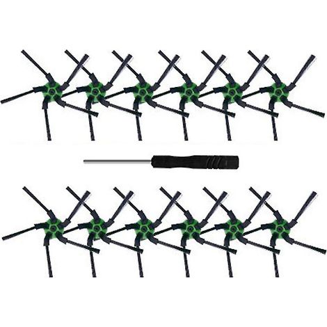 Brosses latérales - 12 pièces, brosse latérale de rechange pour aspirateur série S9 (9110) S9 + (9550) S (1/3)