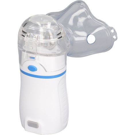 Nebulizador portátil compacto para adultos: tecnología de malla ultrafina (≤5 µm), silencioso, alimentación por USB o pilas AA (1/4)