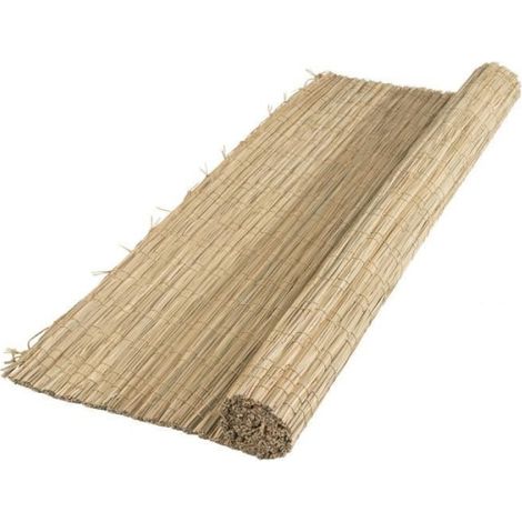 Canisse de carex naturel 100% occultant – Dimensions 1x3m – Épaisseur 6/7mm – Montage facile avec fil nylon (1/3)