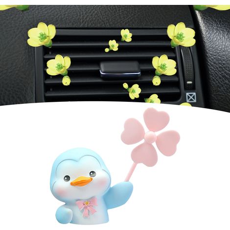 Clip décoratif aromathérapie pour bouche d'aération, accessoire mignon de voiture, forme pingouin, ornement de tableau de bord (1/5)