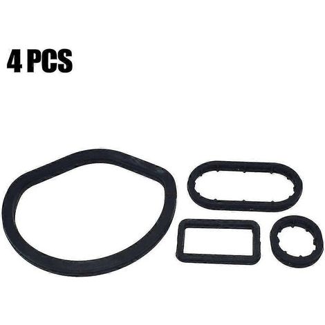 Kit de 4 joints en caoutchouc pour boîtier de filtre à huile, références 1121840061, 1121840161 et 1121840261, compatible avec Mercedes W163, W202, W203, W208, W210, W211 et W220 (0808).