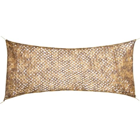 Tarnnetz mit Aufbewahrungstasche 312x140 cm Sandfarbe