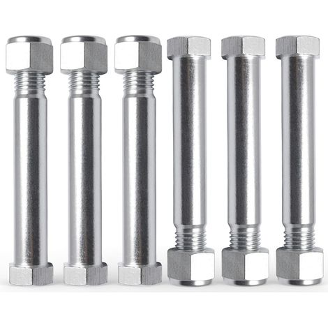 6 goupilles de rechange en acier allié AGT de 25 mm pour mini-pelles. (1/5)