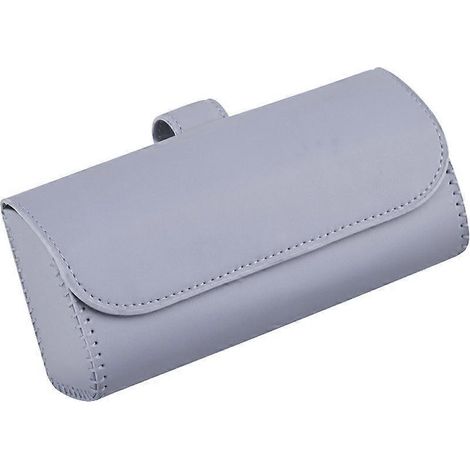 Étui à lunettes de soleil pour pare-soleil de voiture, porte-lunettes, clip de fixation pour lunettes, organisateur universel pour voiture (1/4)