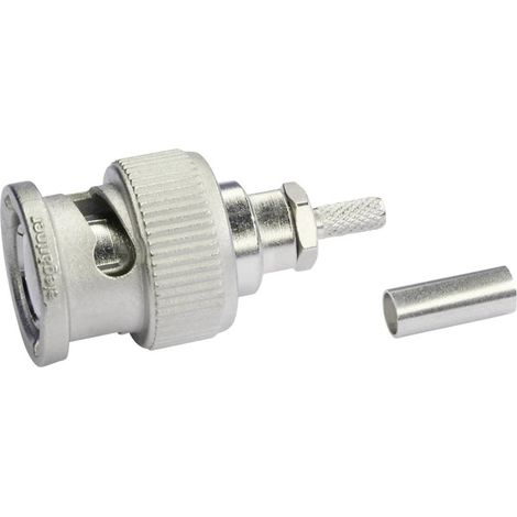 Telegärtner J01000A1294 J01000A1294 Connettore BNC Spina dritta 50 Ω 1 pz. (1/5)