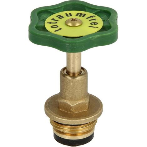 Tête pour soupape à passage direct 1/2" FM avec broche montante