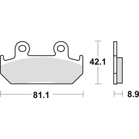 Pastillas de freno TRW ZF KH121 orgánicas para Honda CMX 450 86-89, CBR 600 87-94, XRV 750 90-92, delanteras